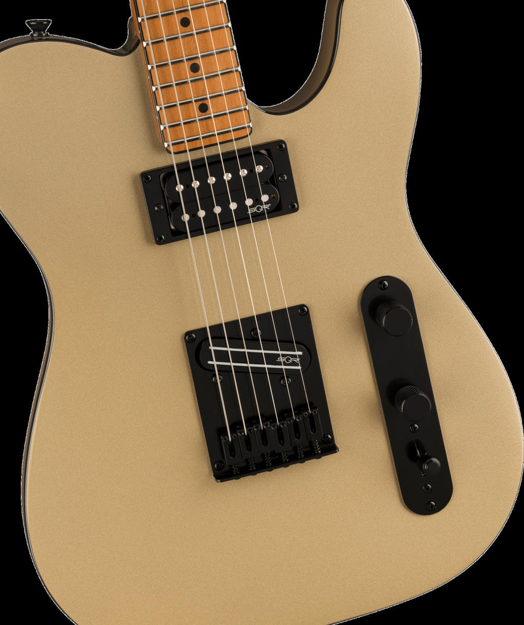 Squier Contemporary Telecaster RH Electric Guitar with Roasted Maple Fingerboard in Shoreline Gold