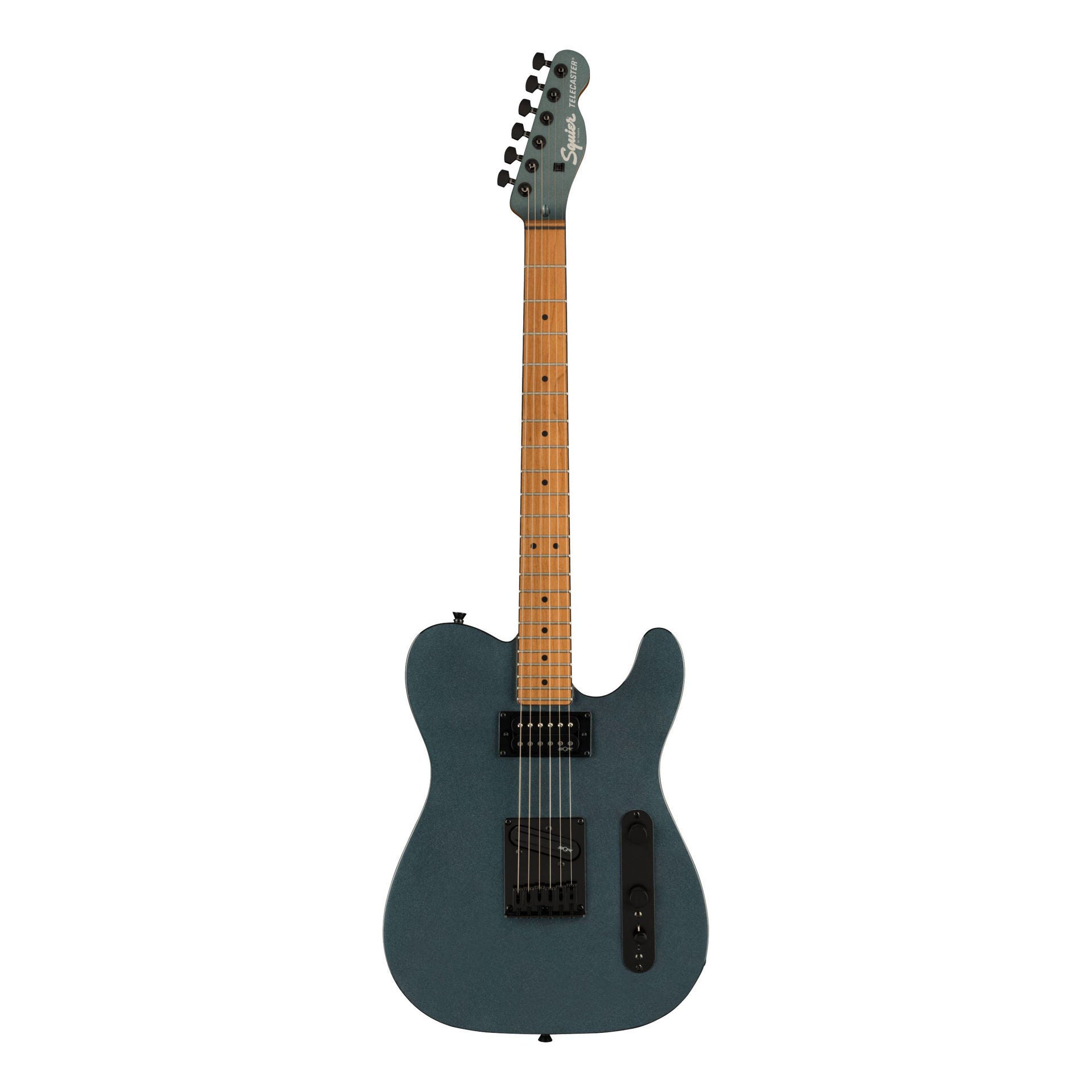 Squier Contemporary Telecaster RH Electric Guitar with Roasted Maple Fingerboard in Gunmetal Metallic