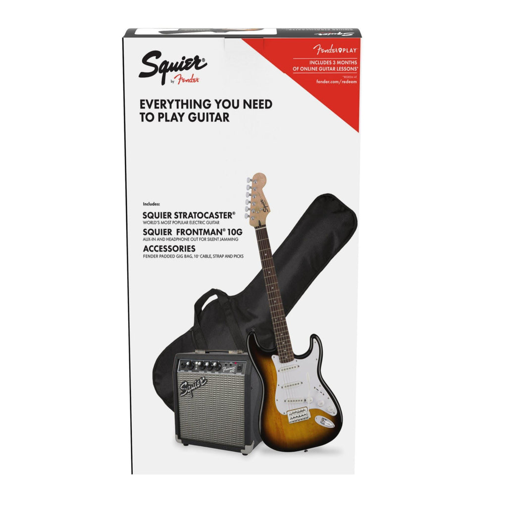 Squier Strat Pack - Frontman 10G - Sunburst