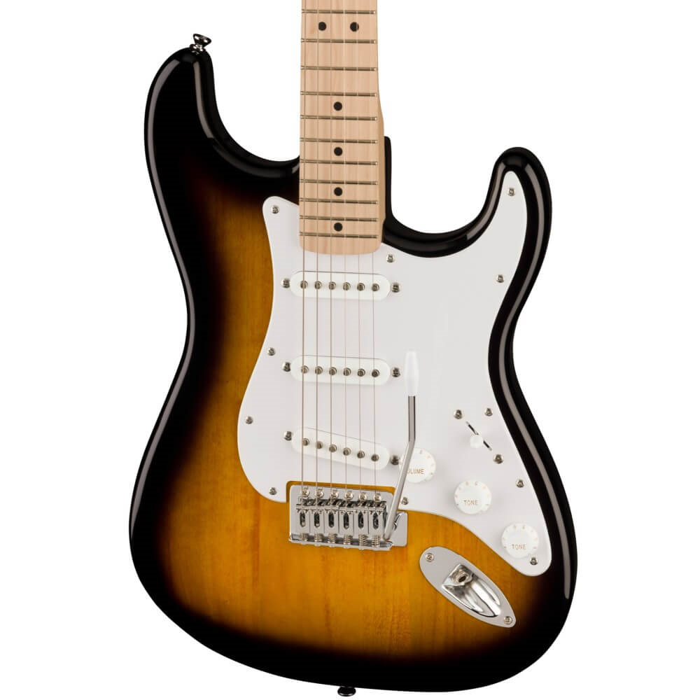 Squier Sonic Stratocaster Electric Guitar with Maple Fretboard - 2 Colour Sunburst