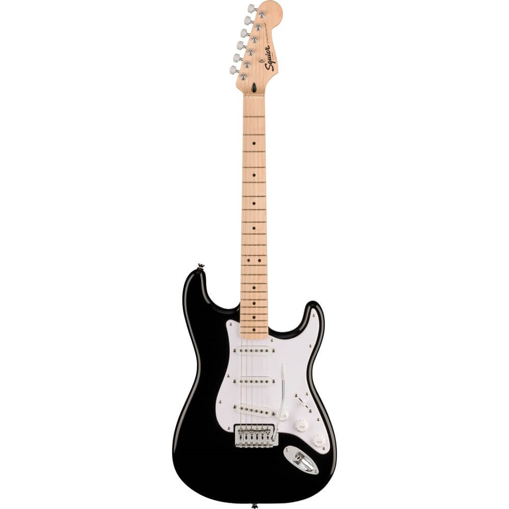 Squier Sonic Stratocaster Electric Guitar with Maple Fretboard - Black