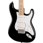 Squier Sonic Stratocaster Electric Guitar with Maple Fretboard - Black