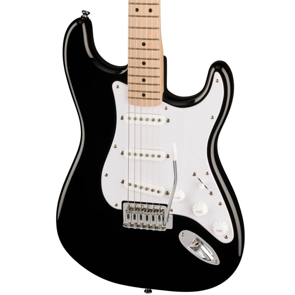 Squier Sonic Stratocaster Electric Guitar with Maple Fretboard - Black