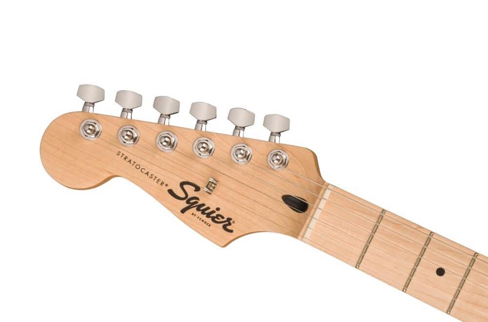 Squier Sonic Stratocaster Left-Handed Electric Guitar with Maple Fretboard - Black