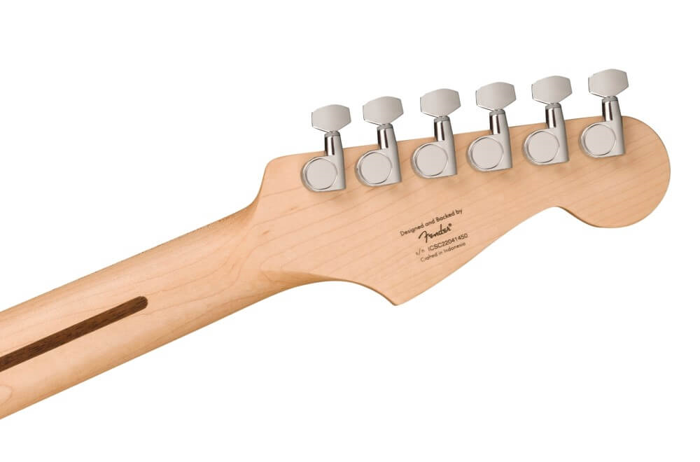 Squier Sonic Stratocaster Left-Handed Electric Guitar with Maple Fretboard - Black