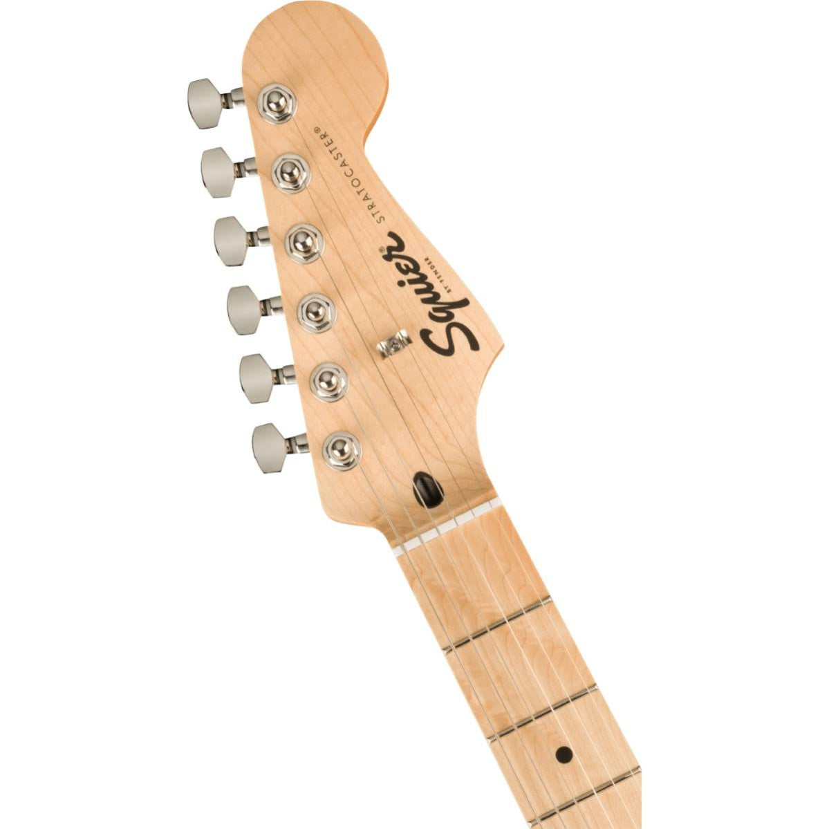 Squier 0373202526 — headstock front detail