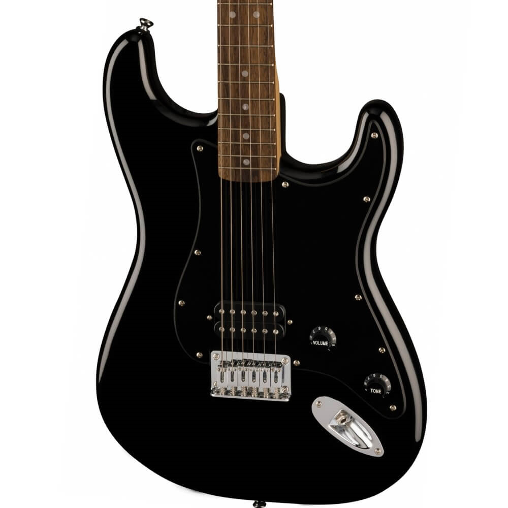 Squier Sonic Stratocaster HT H Electric Guitar with Laurel Fretboard - Black
