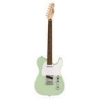 Squier FSR Sonic Telecaster Electric Guitar with Laurel Fingerboard in Surf Green