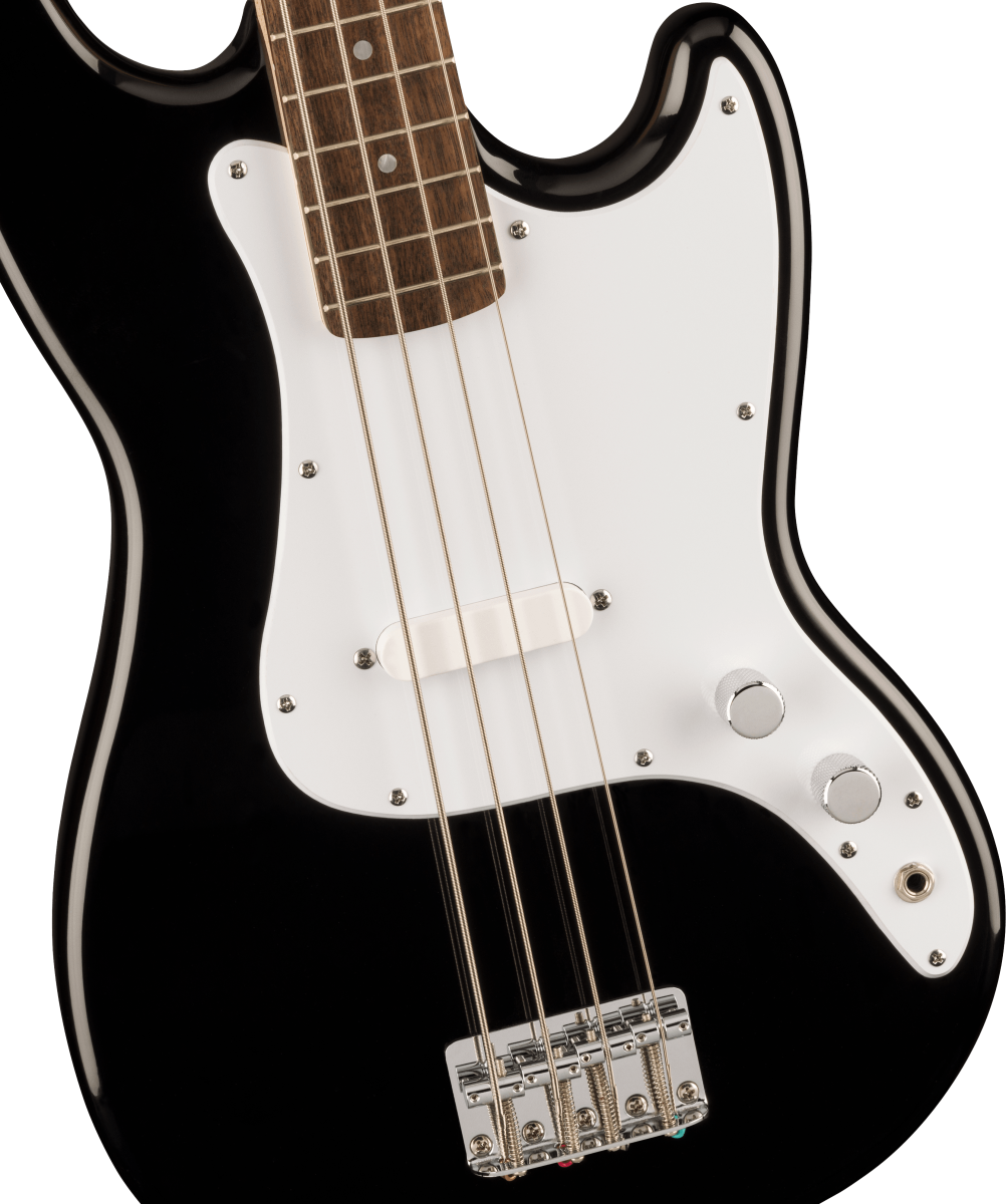 Squier Sonic Bronco Bass with Laural Fretboard in Black