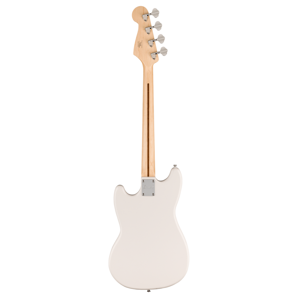 Squier Sonic Bronco Bass with Maple Fretboard in Arctic White