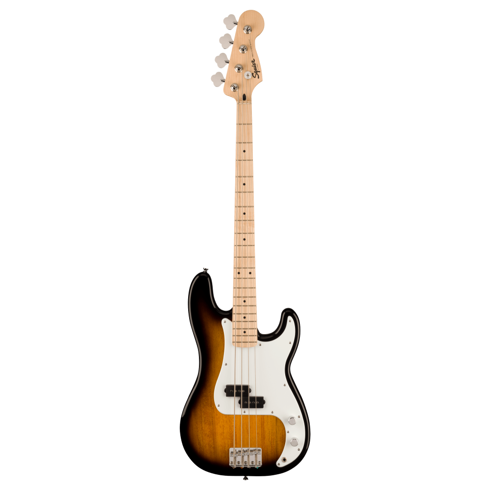 Squier Sonic P Bass with Maple Fretboard in 2 Col Burst