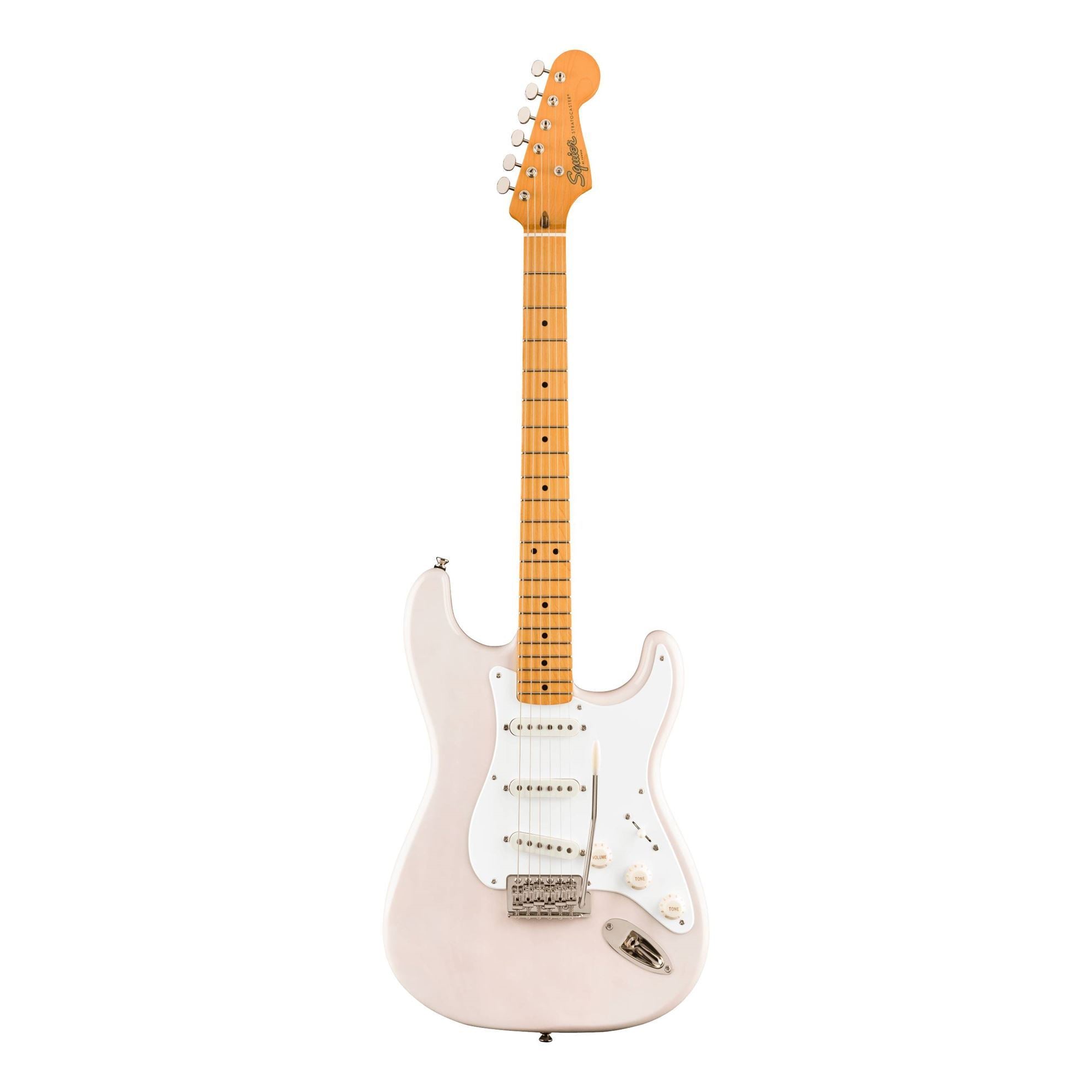 Squier Classic Vibe 50s Stratocaster Electric Guitar - Maple Neck - White Blonde