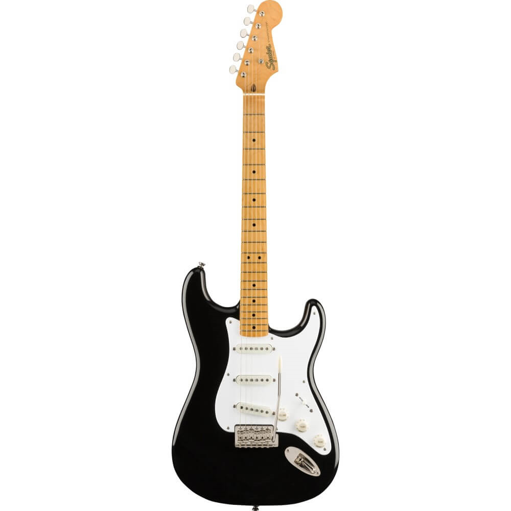 Squier Classic Vibe '50s Stratocaster Electric Guitar with Maple Neck - Black