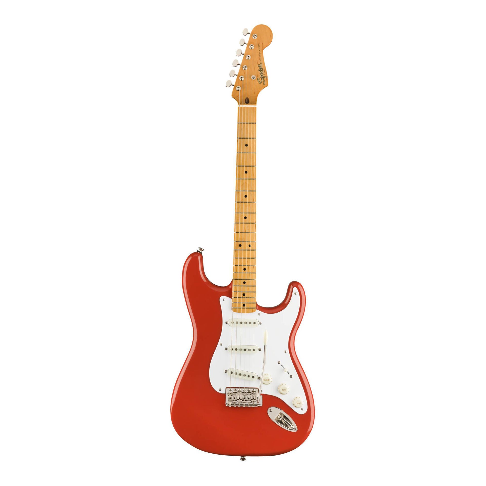 Squier Classic Vibe 50s Stratocaster Electric Guitar - Maple Neck - Fiesta Red