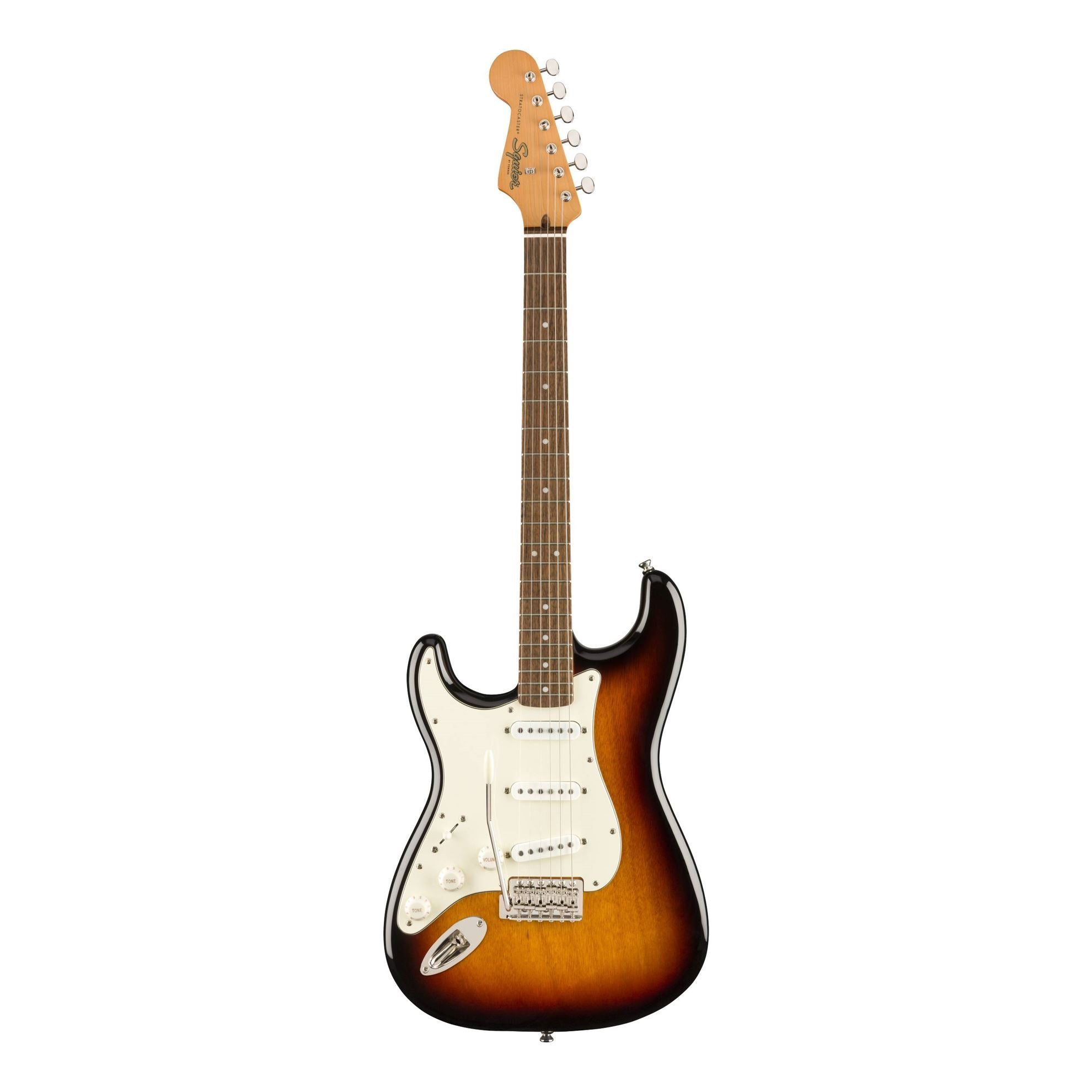 Squier Classic Vibe 60s Left-Handed Stratocaster Electric Guitar with Laurel Fingerboard in Sunburst