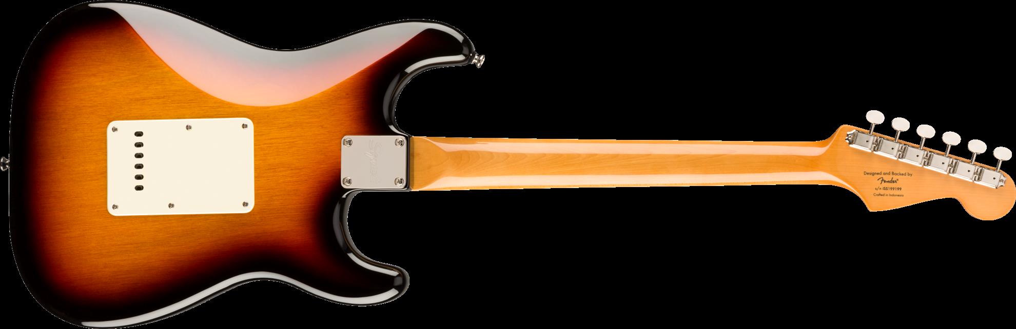 Squier Classic Vibe 60s Left-Handed Stratocaster Electric Guitar with Laurel Fingerboard in Sunburst