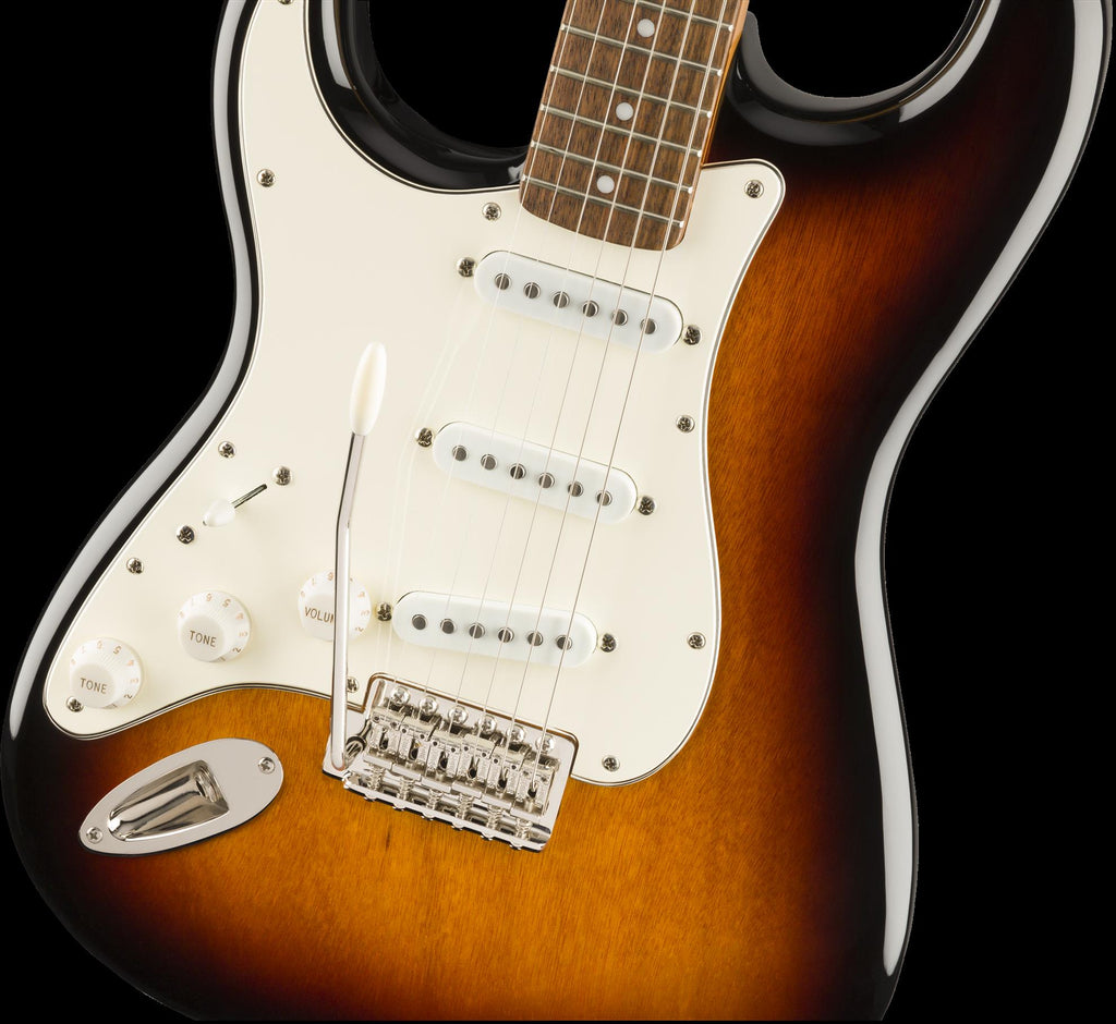 Squier Classic Vibe 60s Left-Handed Stratocaster Electric Guitar with Laurel Fingerboard in Sunburst