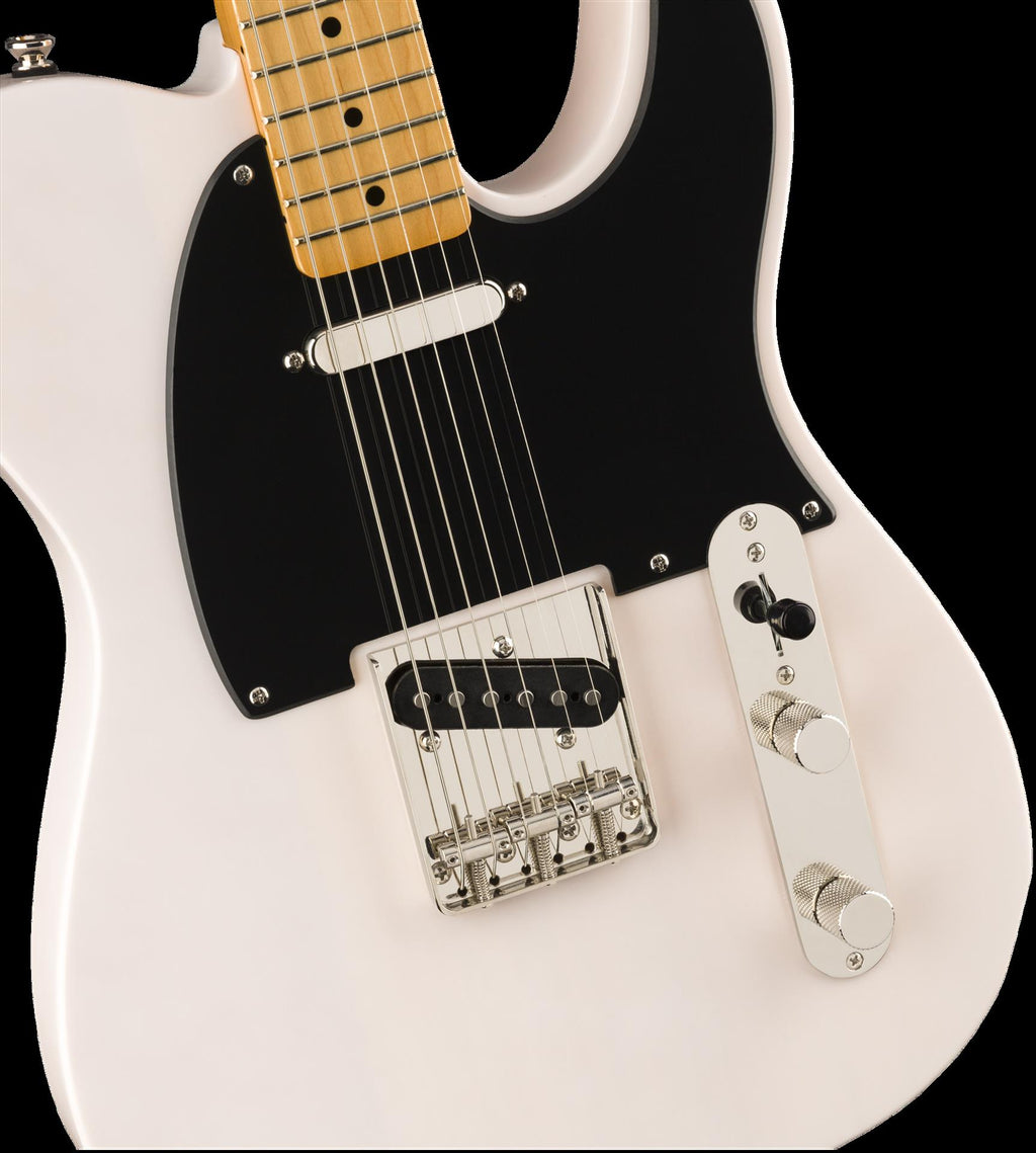 Squier Classic Vibe 50s Telecaster Electric Guitar - Maple Neck - White Blonde