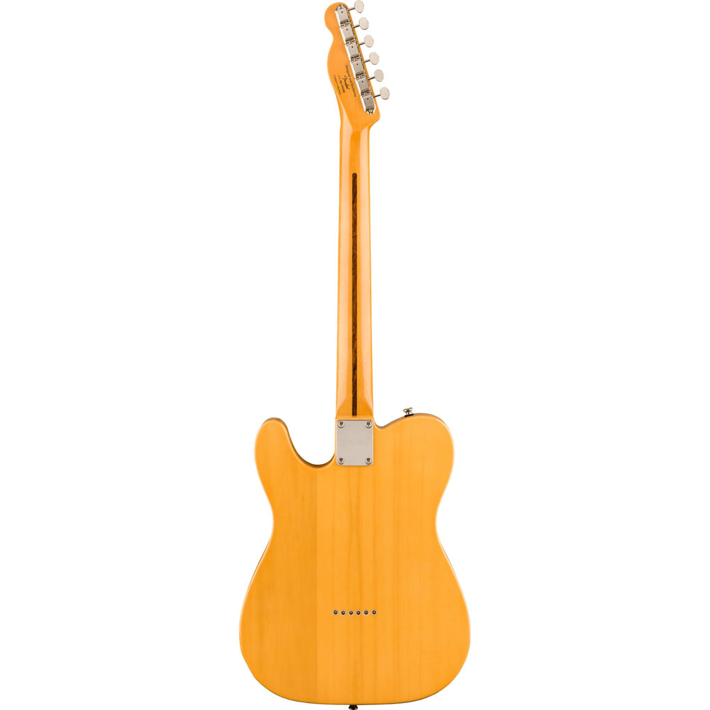 Squier Classic Vibe '50s Telecaster electric guitar with maple fretboard in butterscotch blonde finish.