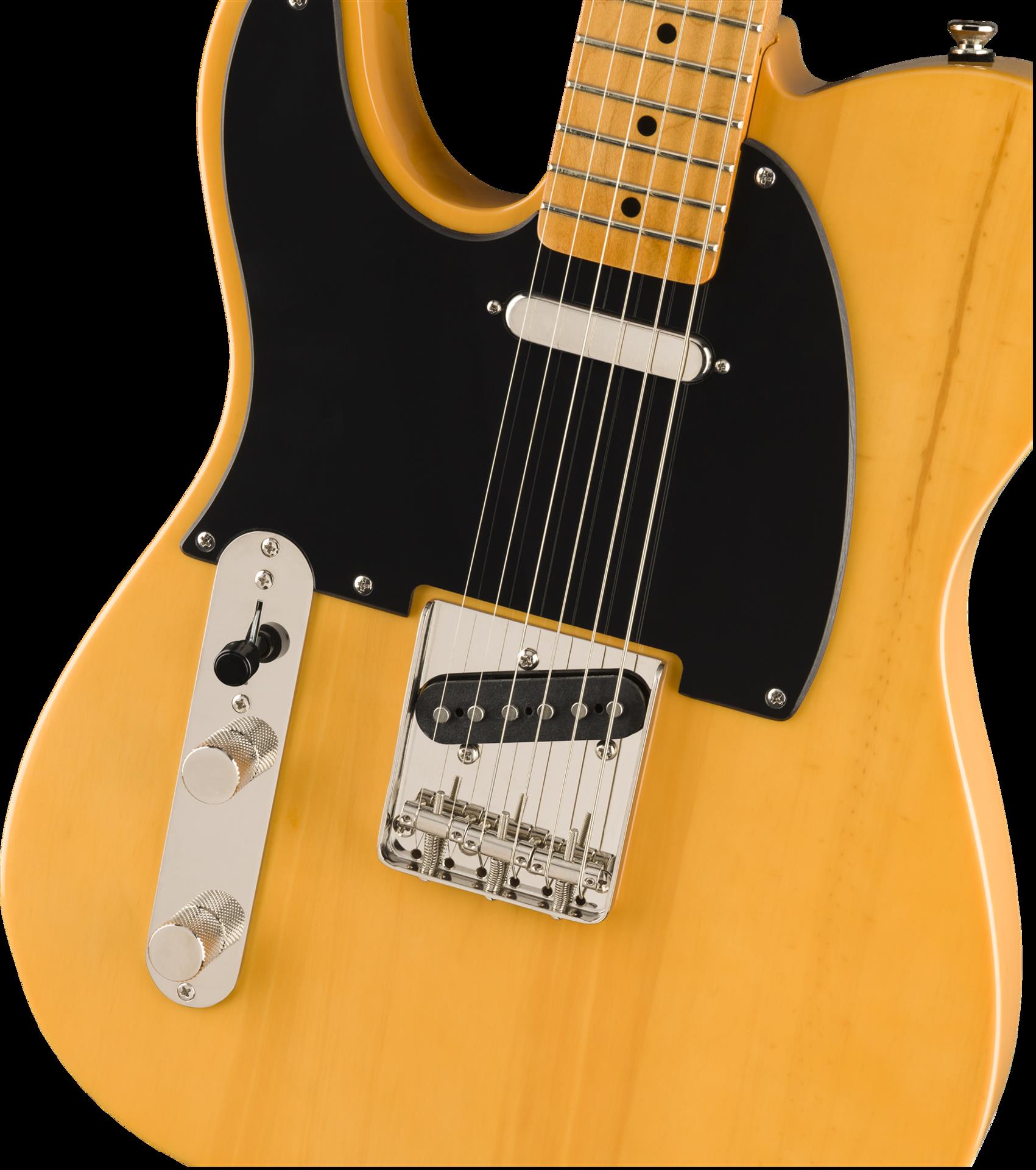 Squier Classic Vibe 50s Telecaster Left-Handed Electric Guitar - Maple Neck - Butterscotch Blonde