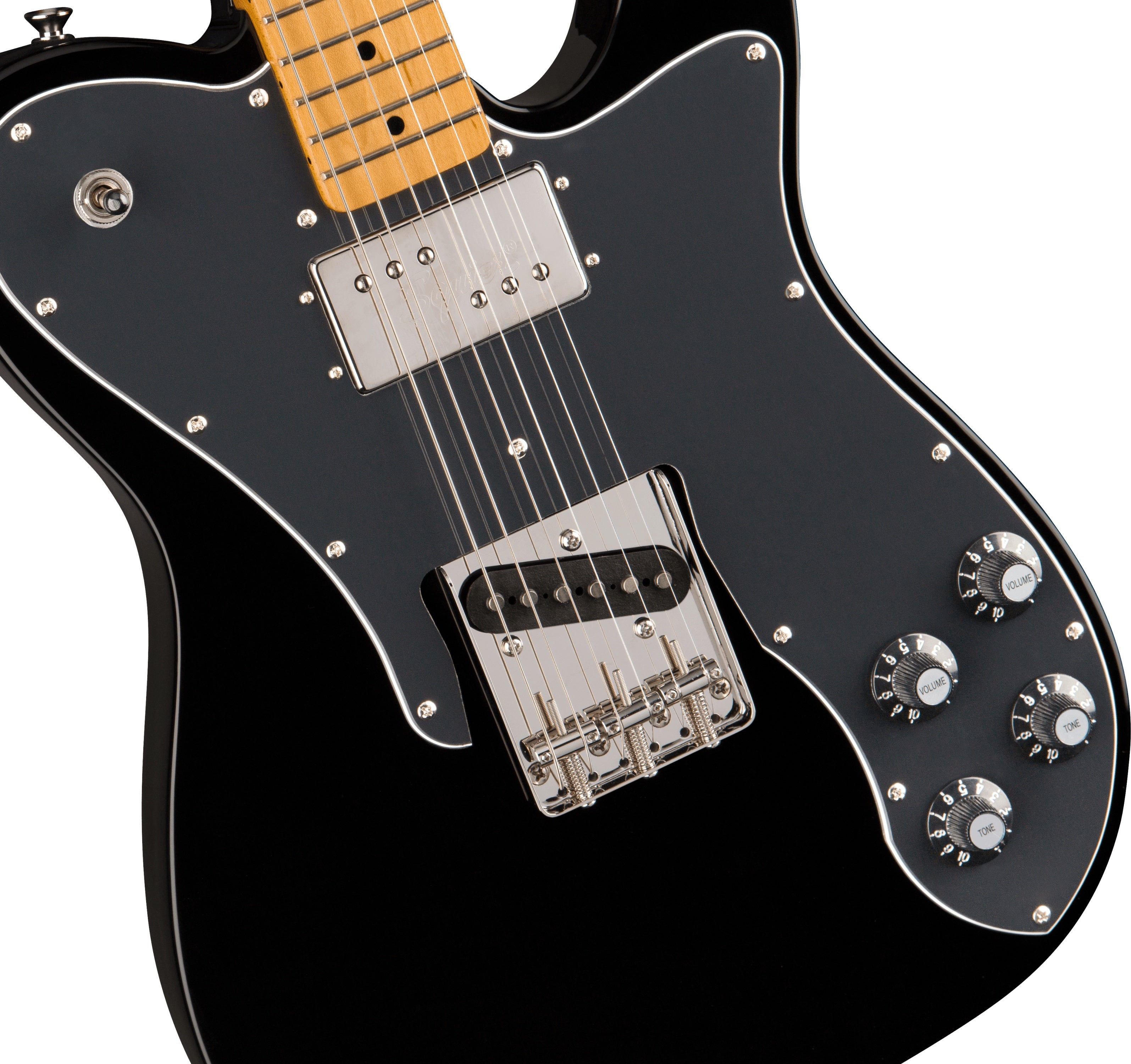 Squier Classic Vibe 70s Telecaster Custom Electric Guitar - Maple Neck - Black