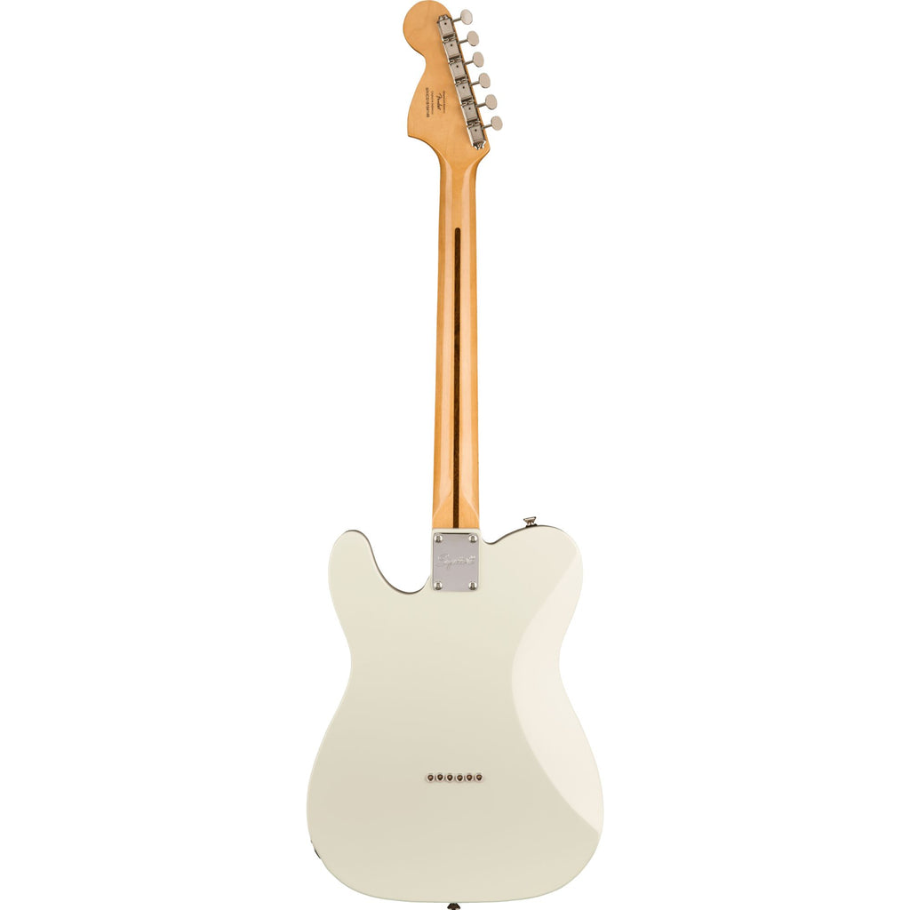 Squier Classic Vibe 70s Telecaster Deluxe Electric Guitar - Maple Neck - Olympic White
