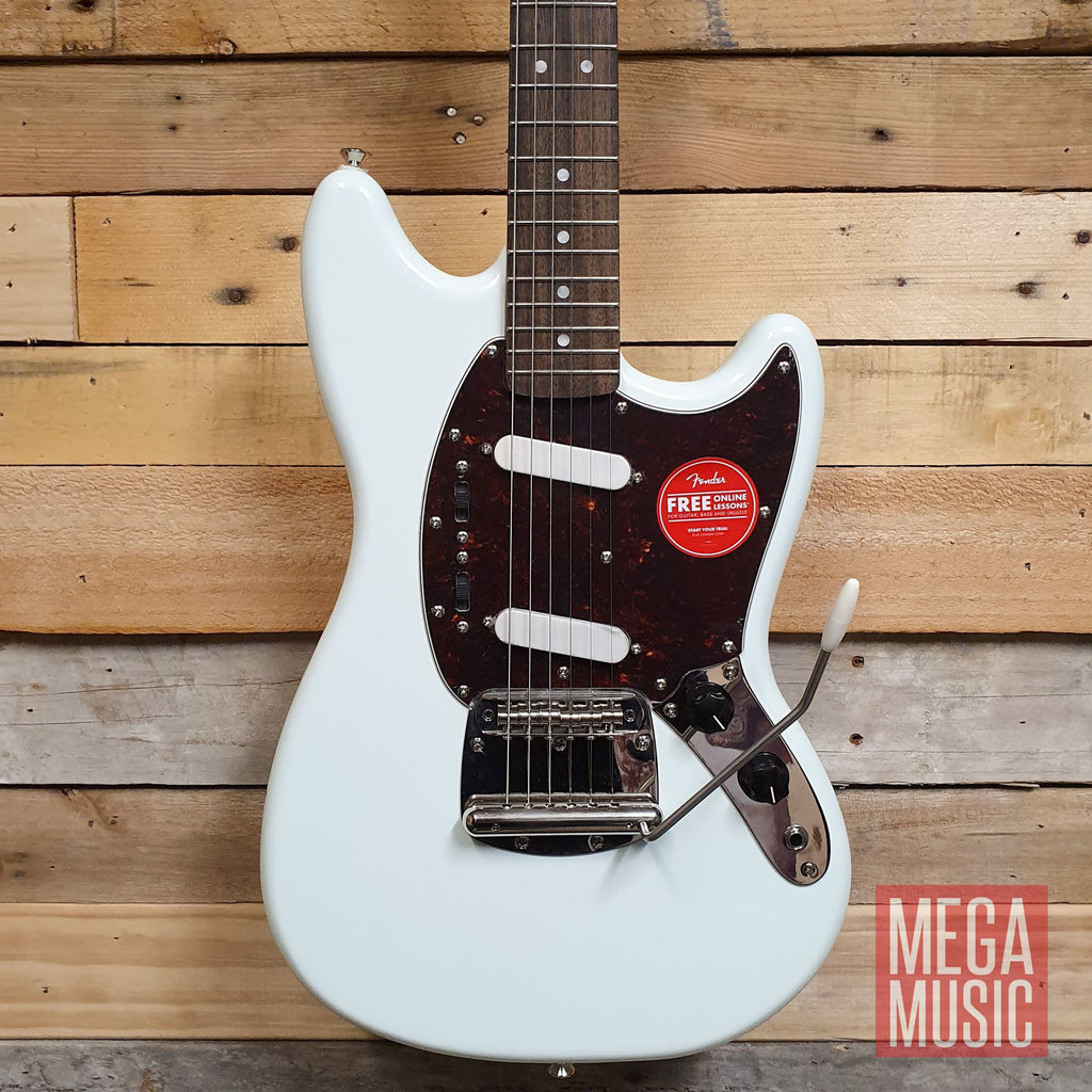 Squier Classic Vibe 60s Mustang Electric Guitar - Laurel Fretboard - Sonic Blue