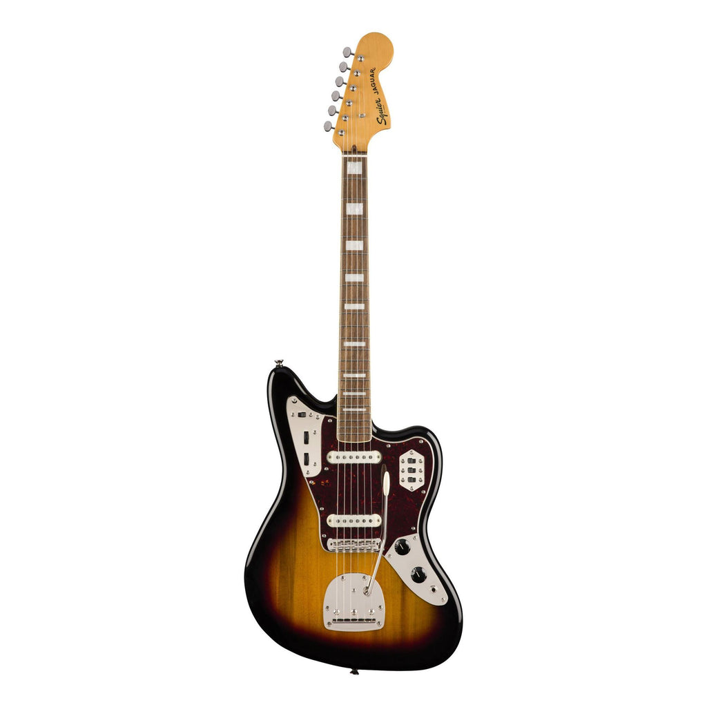 Squier Classic Vibe 70s Jaguar Electric Guitar - Laurel Fretboard - 3-Colour Sunburst