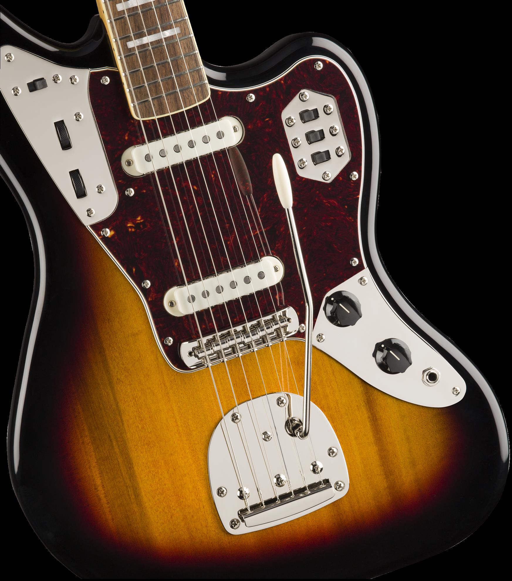 Squier Classic Vibe 70s Jaguar Electric Guitar - Laurel Fretboard - 3-Colour Sunburst