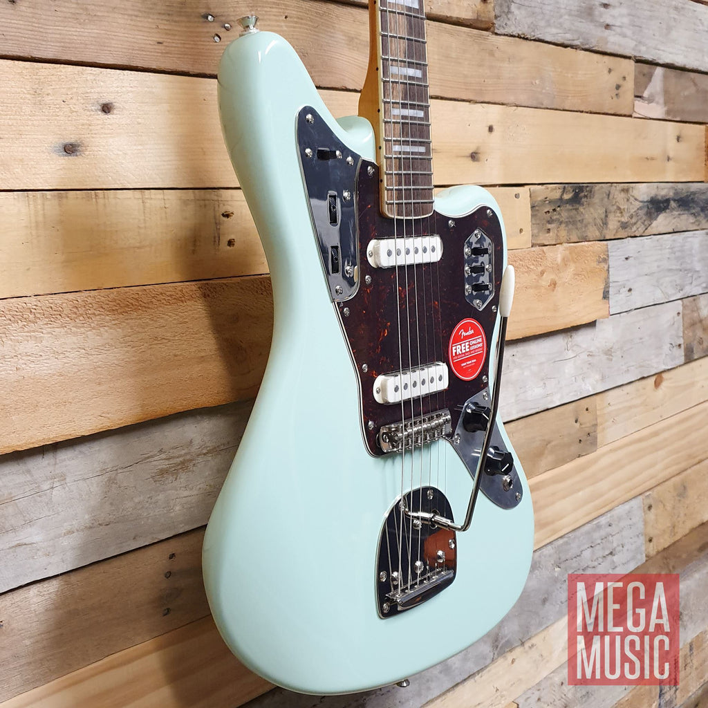 Squier Classic Vibe 70s Jaguar Electric Guitar - Laurel Fretboard - Surf Green