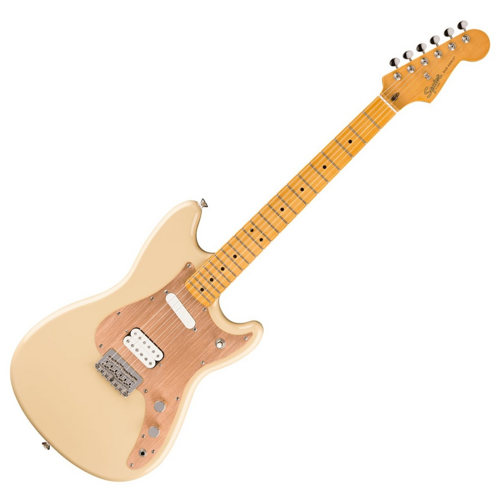 Squier Classic Vibe Duo-Sonic HS M FB Gold Anodized Pickguard - Desert Sand