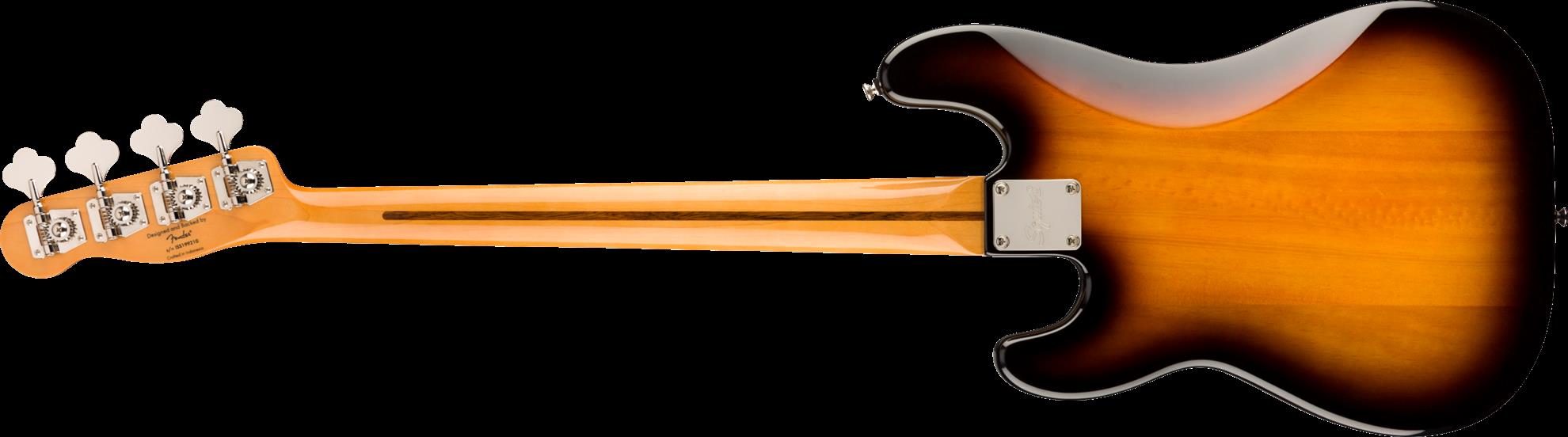 Squier Classic Vibe 50s Precision Bass Guitar - Maple Neck - 2-Colour Sunburst