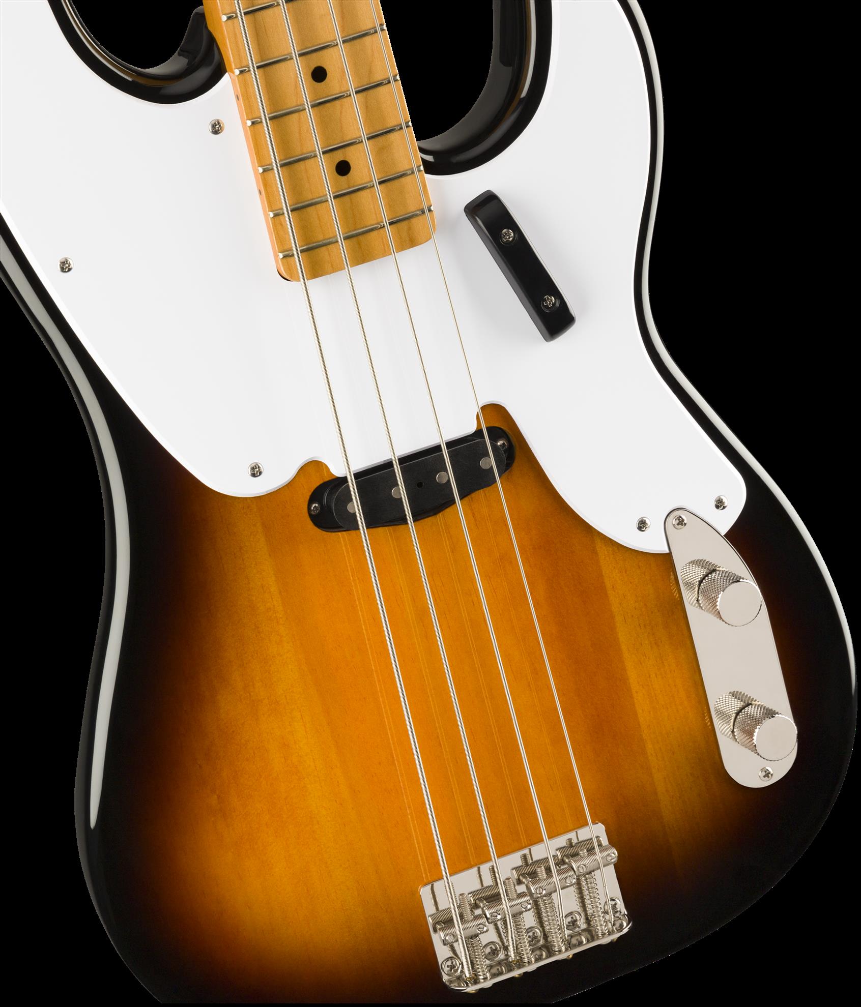 Squier Classic Vibe 50s Precision Bass Guitar - Maple Neck - 2-Colour Sunburst