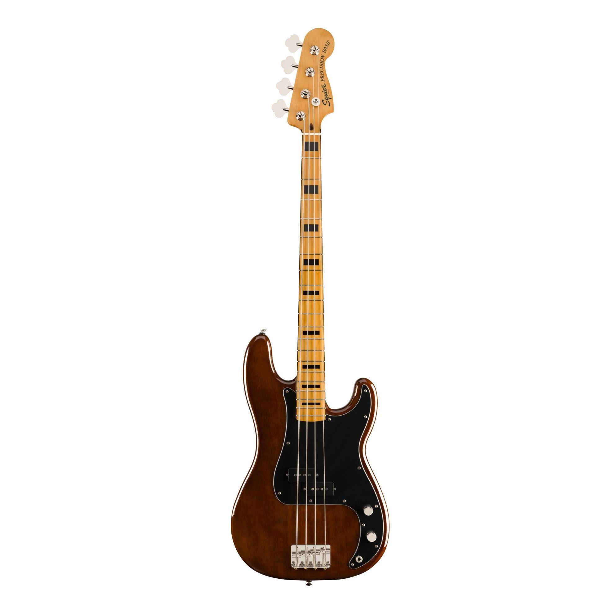 Squier Classic Vibe 70s Precision Bass Guitar - Maple Neck - Walnut