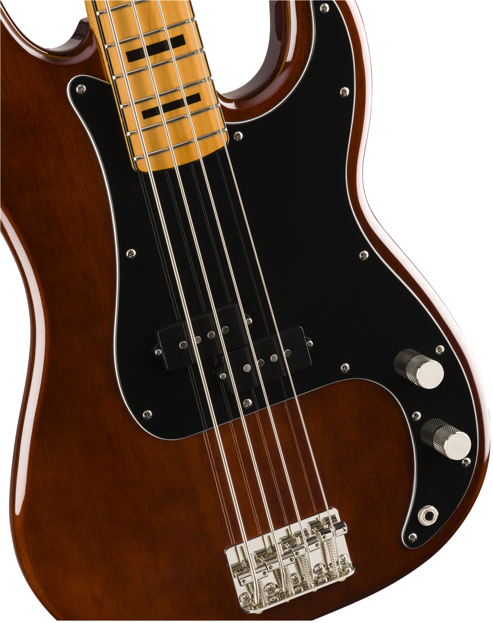 Squier Classic Vibe 70s Precision Bass Guitar - Maple Neck - Walnut
