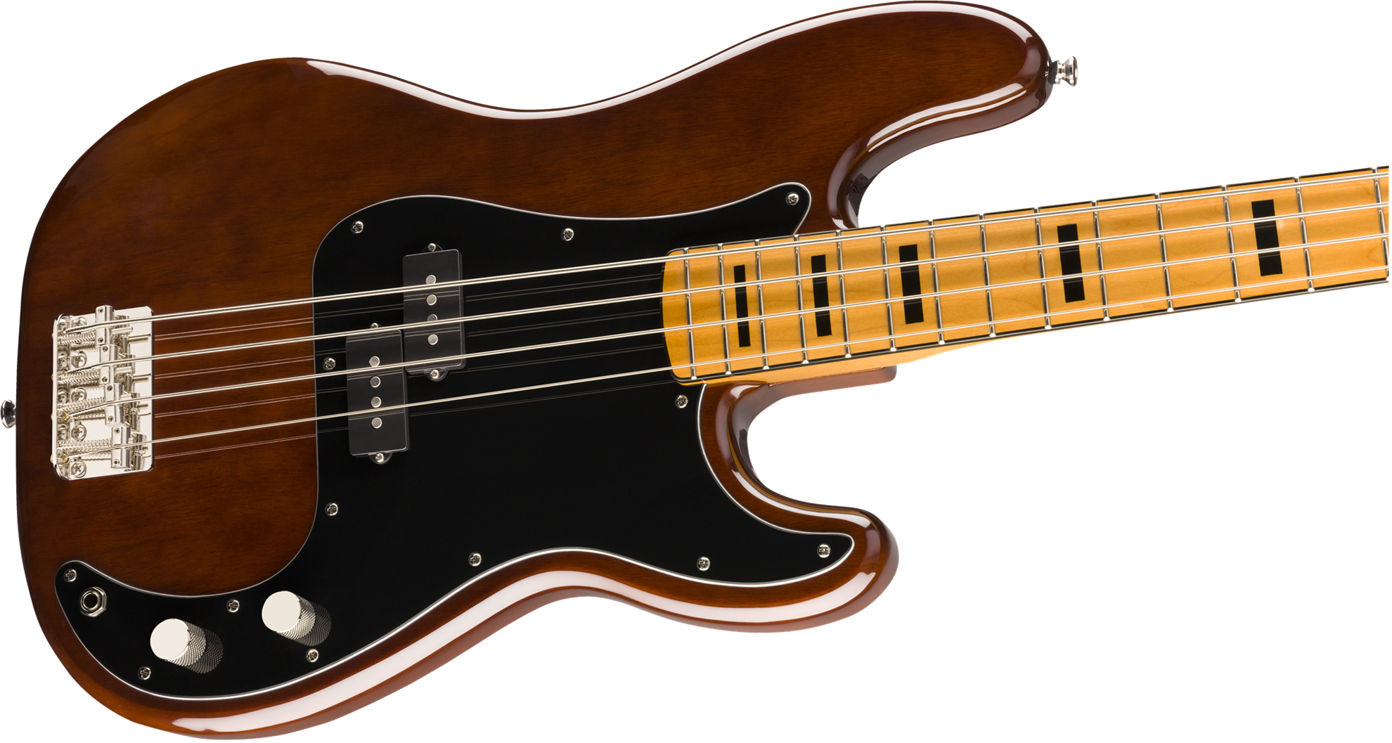 Squier Classic Vibe 70s Precision Bass Guitar - Maple Neck - Walnut