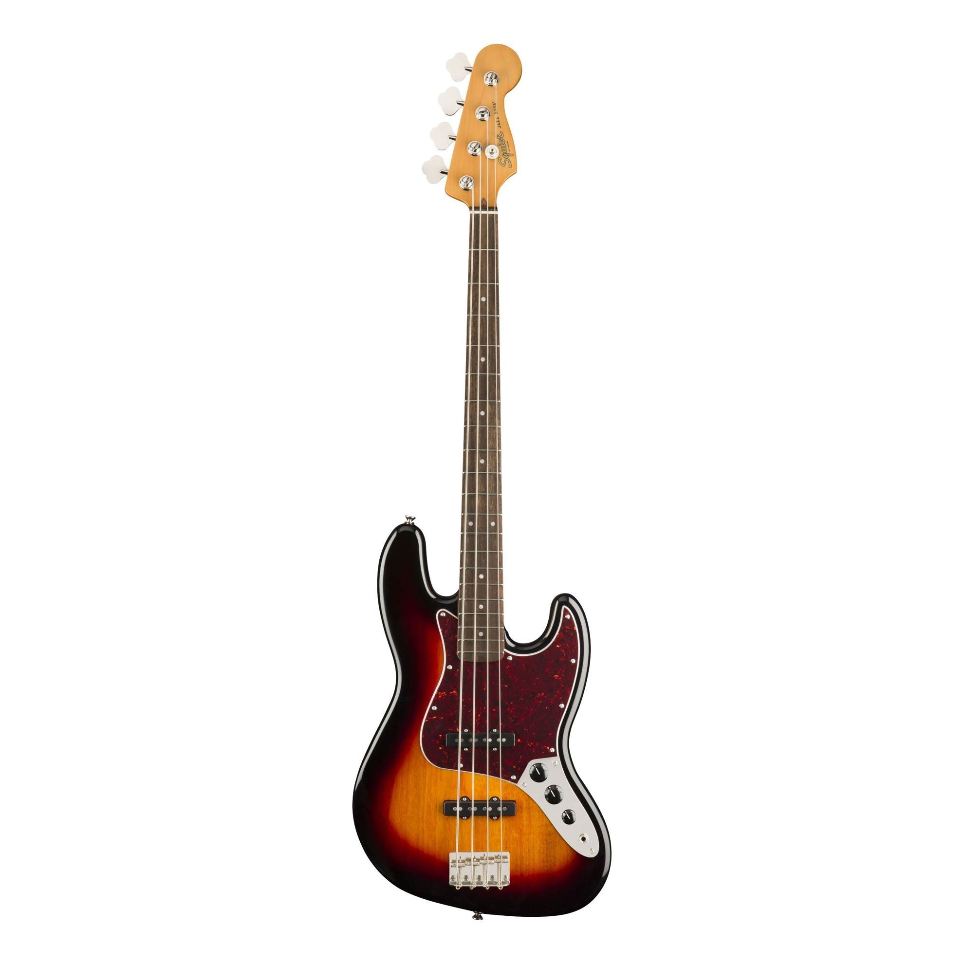 Squier Classic Vibe 60s Jazz Bass Guitar - Laurel Fretboard - 3-Colour Sunburst