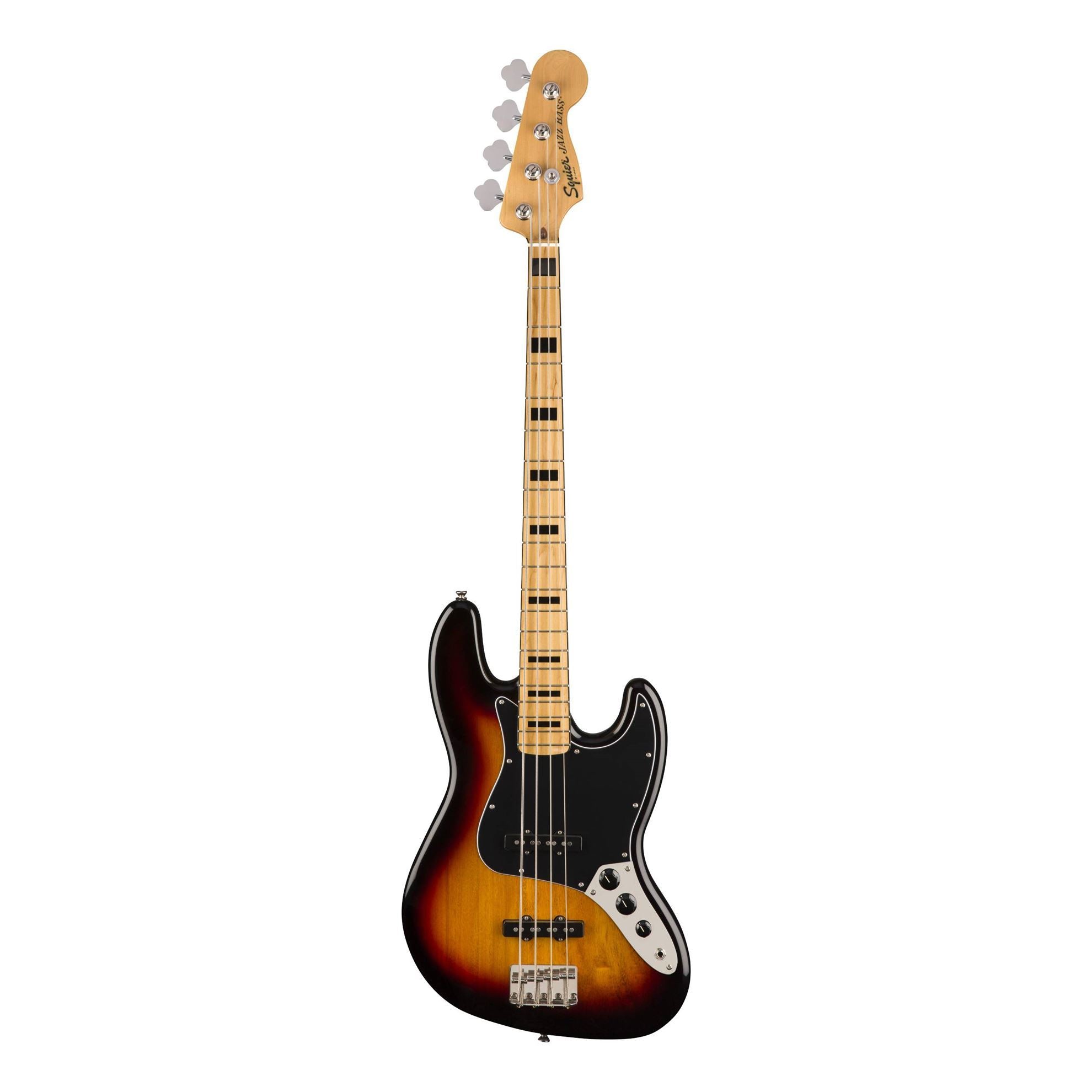 Squier Classic Vibe '70s Jazz Bass with Maple Fretboard - 3 Colour Sunburst