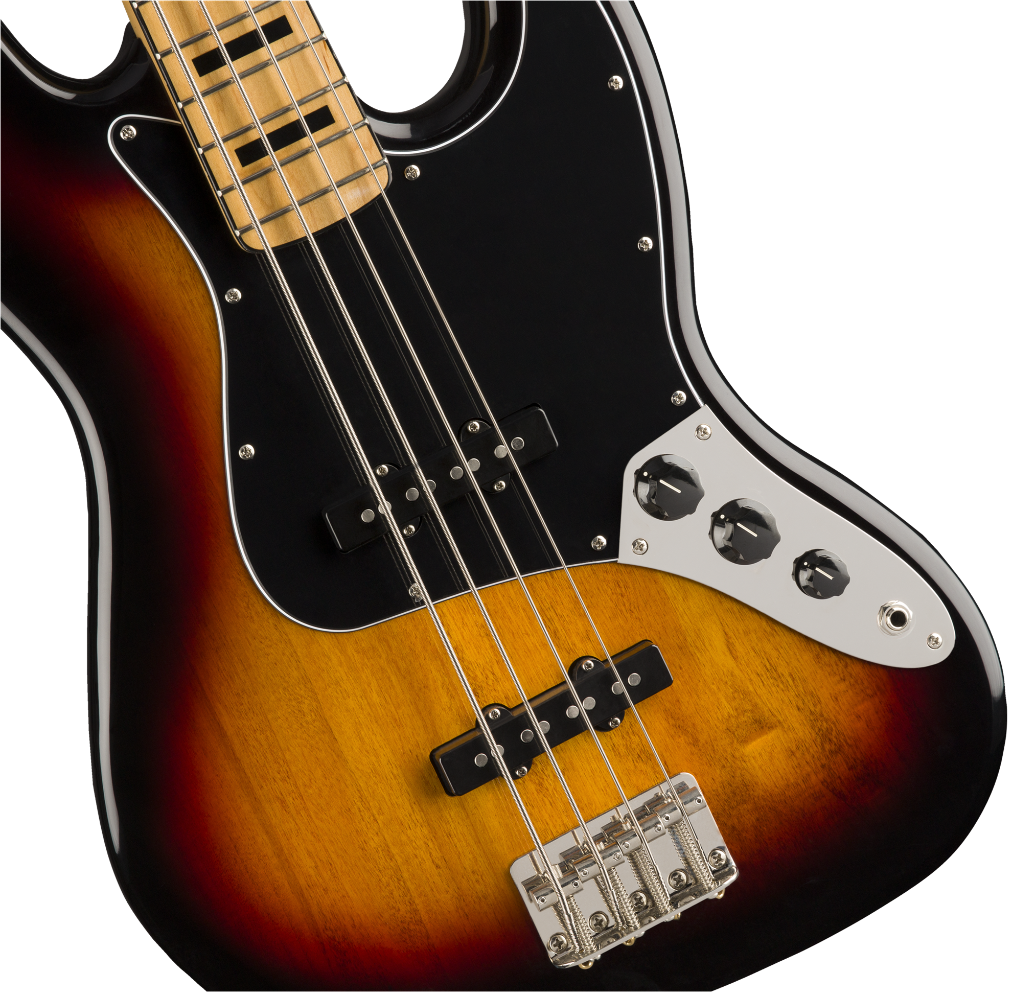 Squier Classic Vibe '70s Jazz Bass with Maple Fretboard - 3 Colour Sunburst