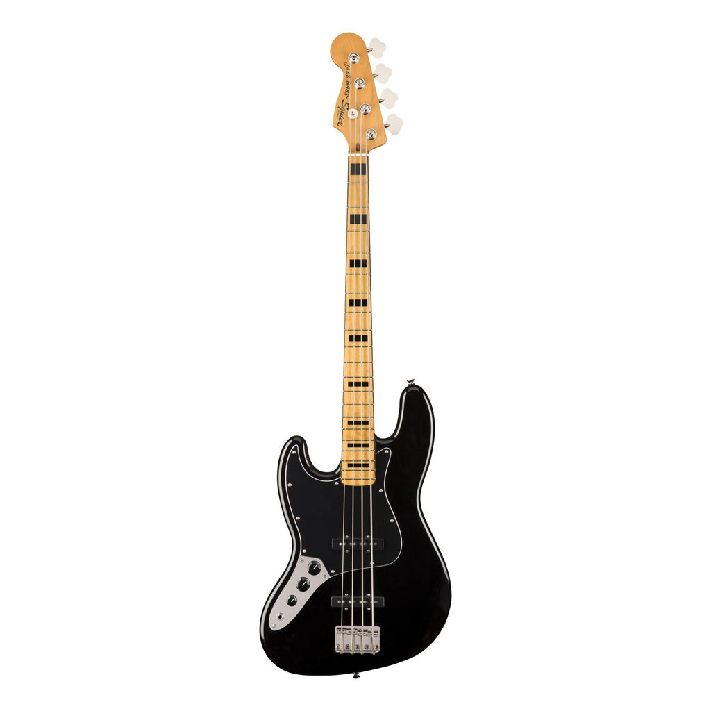 Squier Classic Vibe 70s Jazz Bass Left-Handed Guitar - Maple Neck - Black