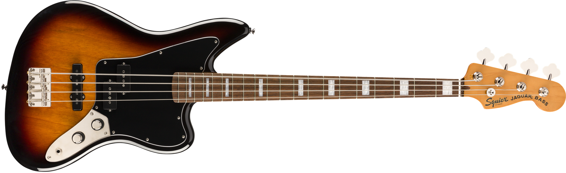 Squier Classic Vibe Jaguar Bass Guitar - Laurel Fretboard - 3-Colour Sunburst