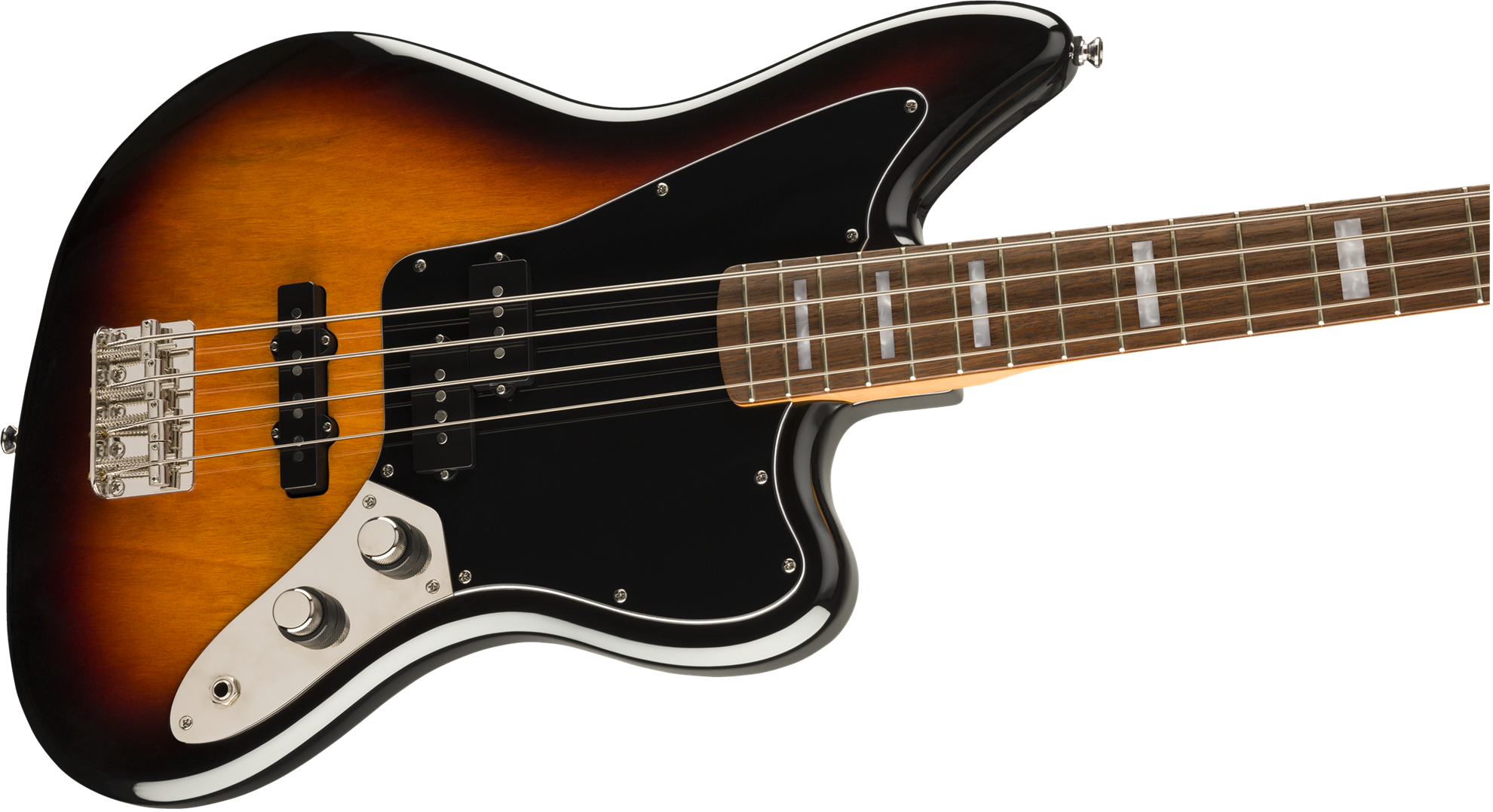 Squier Classic Vibe Jaguar Bass Guitar - Laurel Fretboard - 3-Colour Sunburst