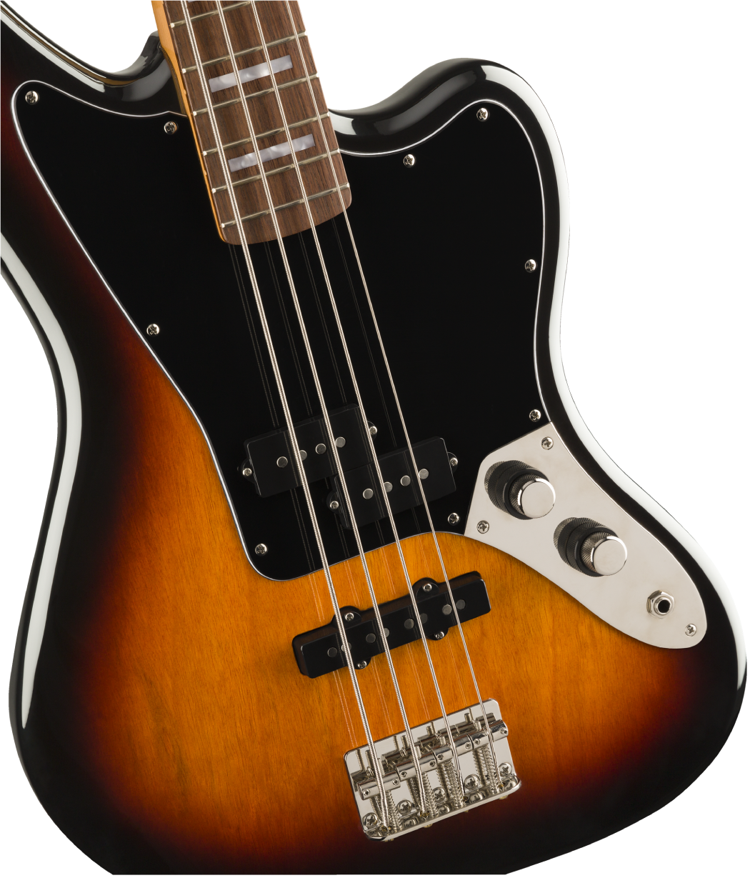 Squier Classic Vibe Jaguar Bass Guitar - Laurel Fretboard - 3-Colour Sunburst