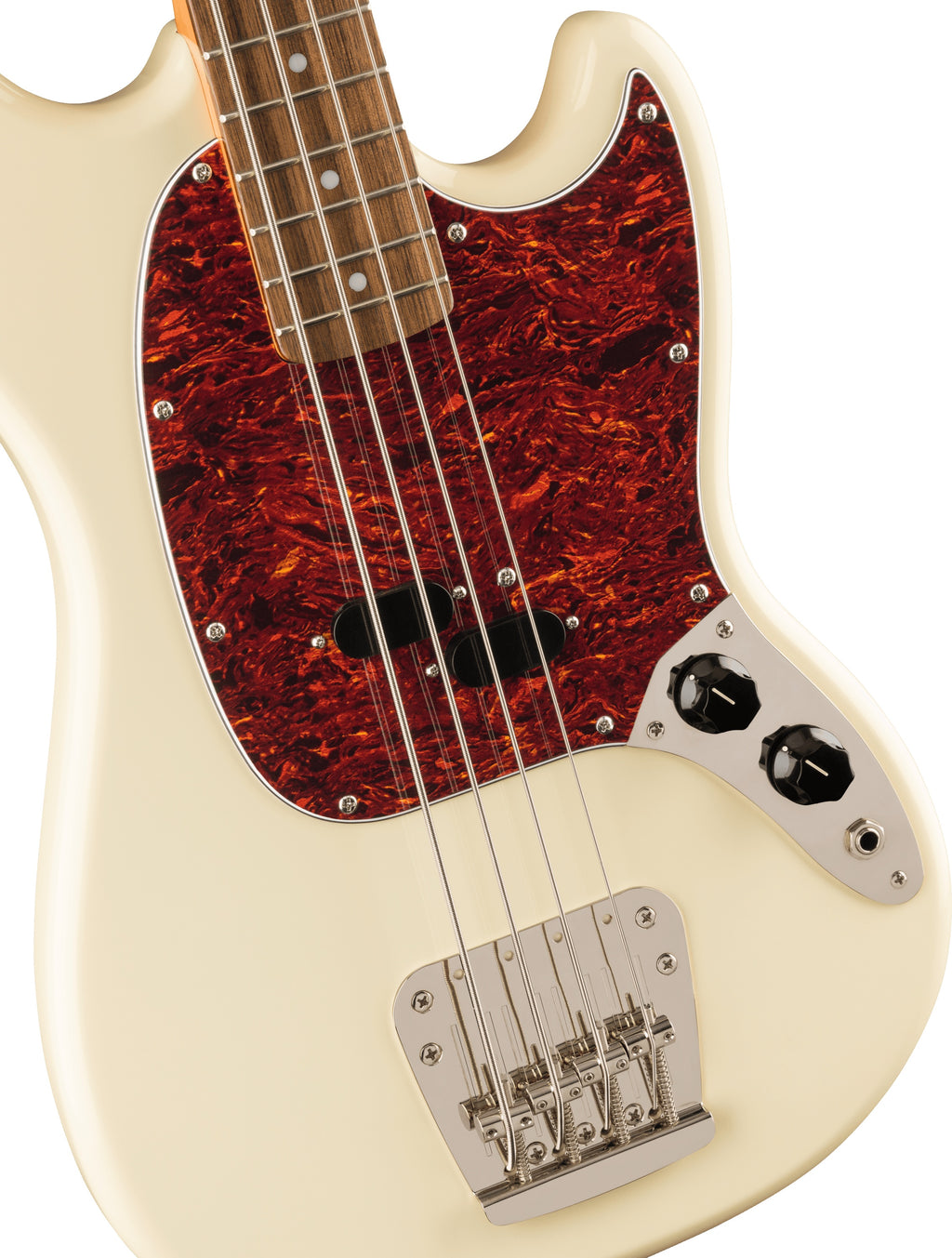 Squier Classic Vibe 60s Mustang Bass Guitar - LRL - Olympic White