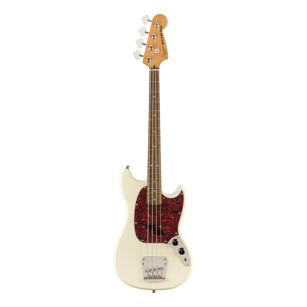 Squier Classic Vibe 60s Mustang Bass Guitar - LRL - Olympic White