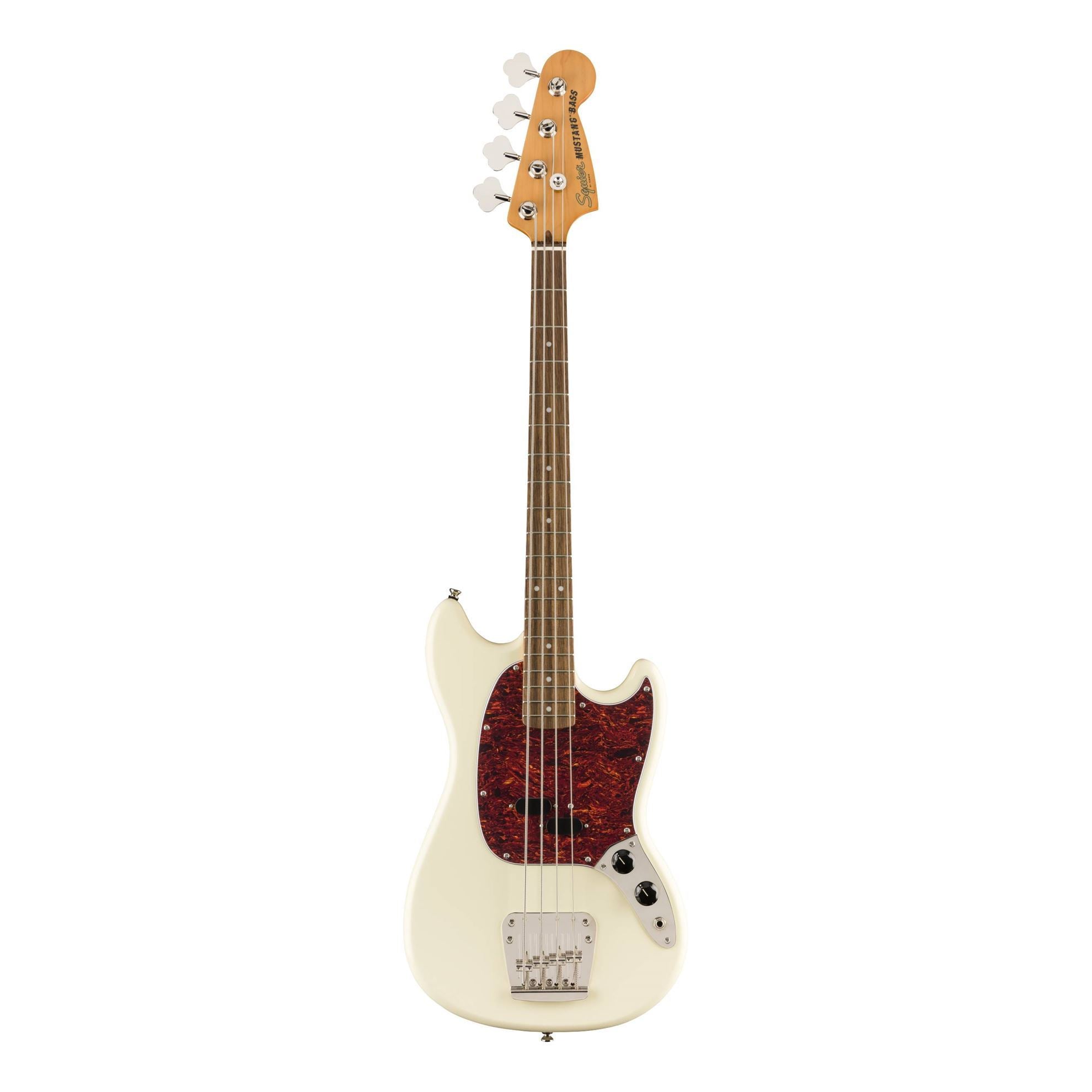 Squier Classic Vibe 60s Mustang Bass Guitar - LRL - Olympic White