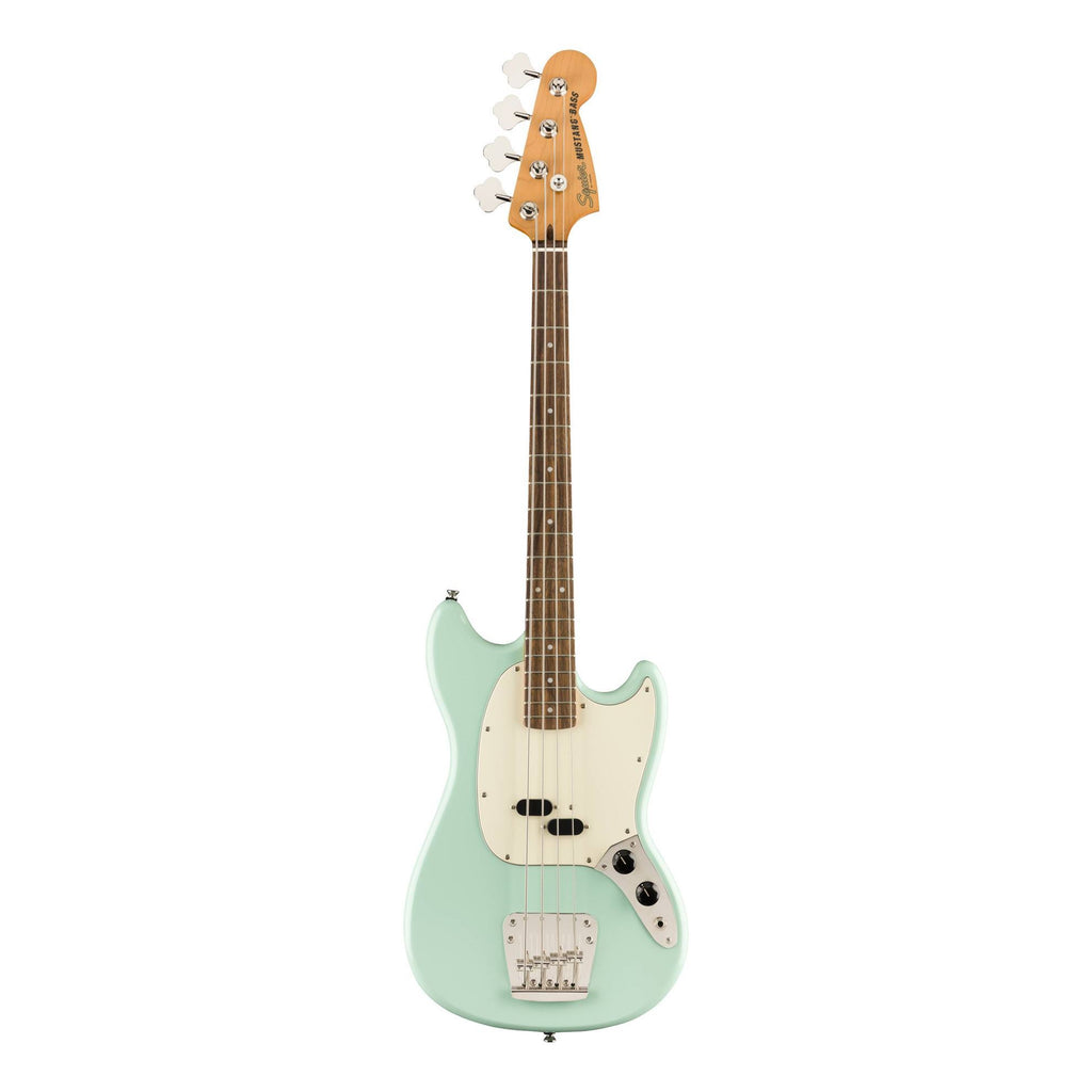 Squier Classic Vibe 60s Mustang Bass Guitar - Laurel Fretboard - Surf Green
