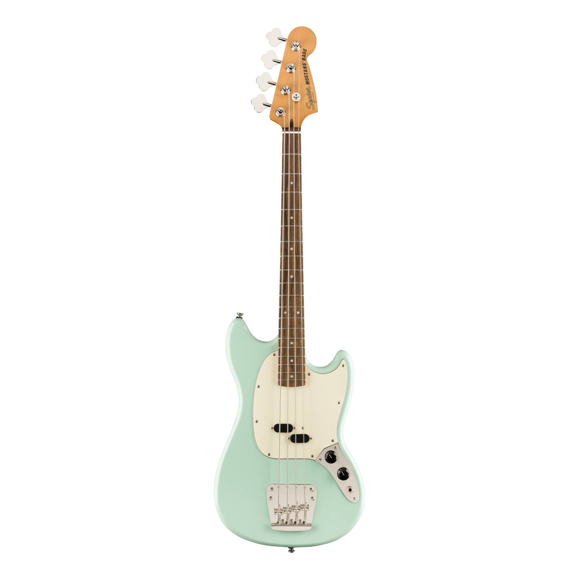 Squier Classic Vibe 60s Mustang Bass Guitar - Laurel Fretboard - Surf Green