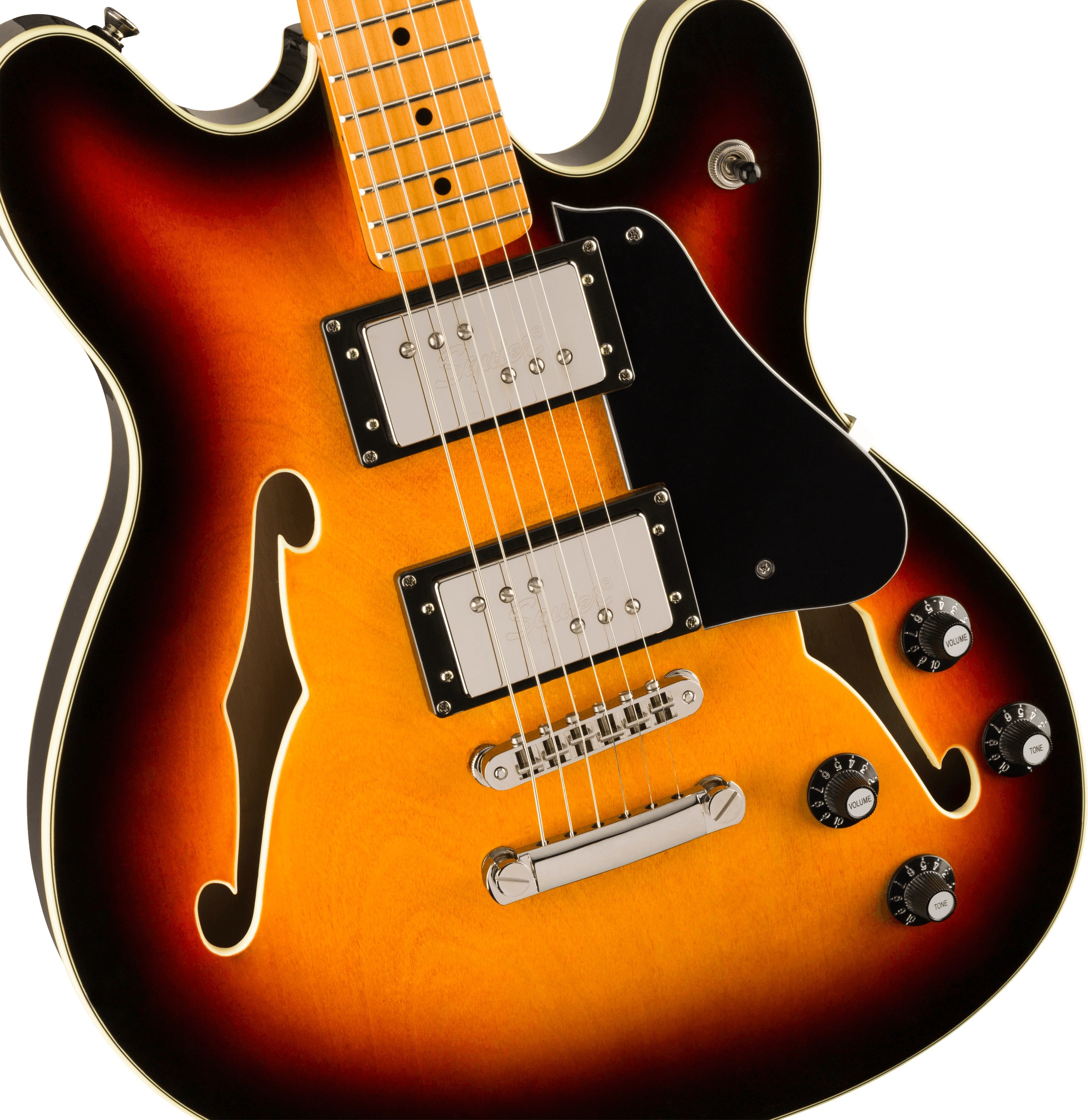 Squier Classic Vibe Starcaster Semi-Hollow Body Electric Guitar - 3-Colour Sunburst
