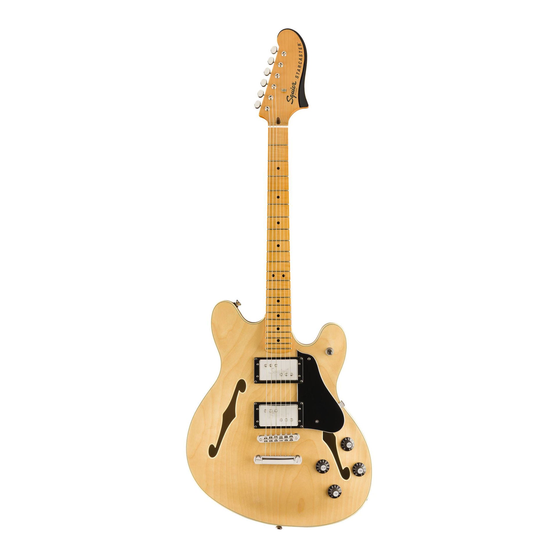 Squier Classic Vibe Starcaster Semi-Hollow Body Electric Guitar - Natural
